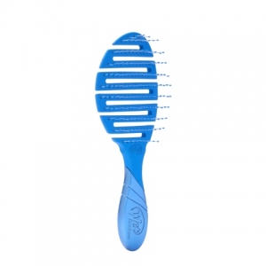 Wet brush Oval PRO Flex Dry Neon Glow Blue profesionalna cetka za kosu