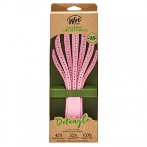 Go green Curl Detangling Brush Pink cetka za kovrdzavu kosu