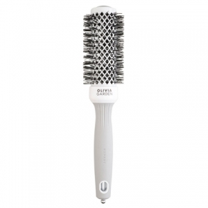 Olivia Garden expert blowout shine white&grey četka za feniranje 35mm ceramic ion