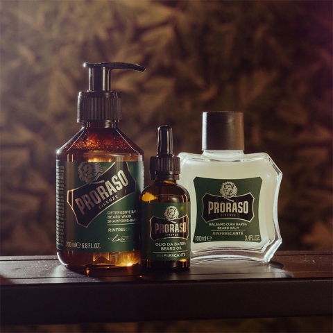 Proraso Refresh kolekcija za negu brade i brijanje