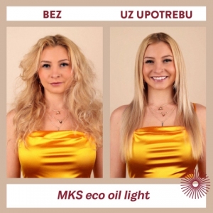 MKS eco Light ulje za negu tanke kose sa uljem semena konoplje i argana 